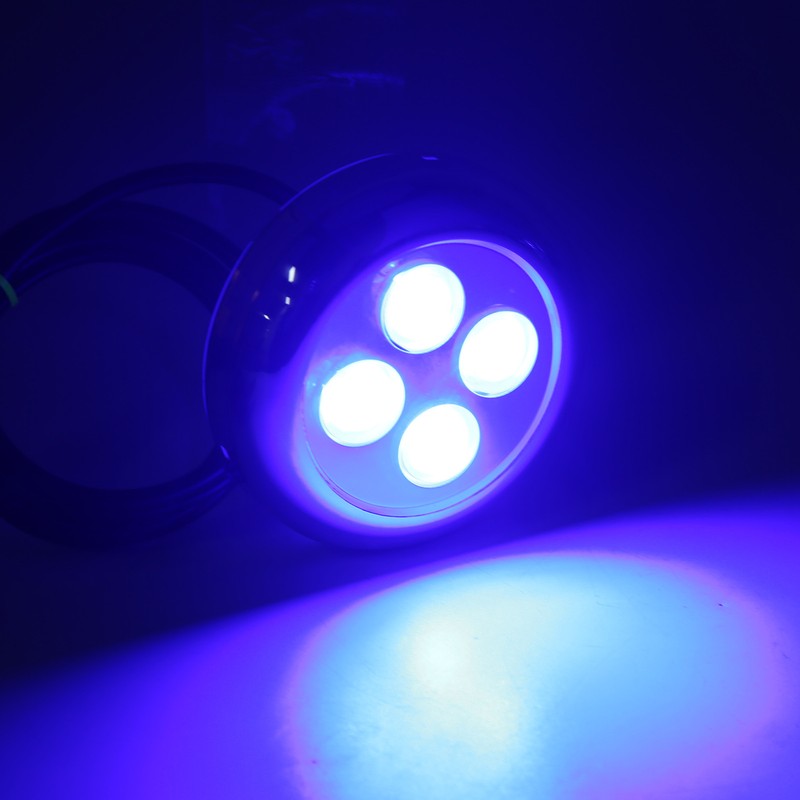 Marine Underwater Light 60° Angle IP68 Waterproof Seawater Interior Dome