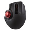 ELECOM Trackball Mouse Wireless, Ergonomic Mouse, 3 Device Connection, Wired
