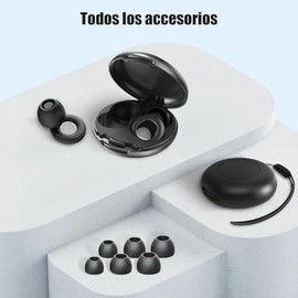 LUHI Tapones Auditivos para Dormir,Tapones Oidos Ruido Dormir, Tapones Oídos de Silicona,Aislamiento acústico de circuito cerrado y reducción de ruido