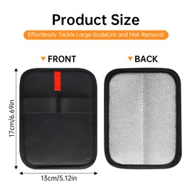 INABULETWO 2 Pcs Electrostatic Pet Hair Removal Gloves Brush, Reusable Static Pet Cat Dog Hair Remover Grooming Brush Couch, Furniture, Carpet, Car Seat, Upgraded Animal Fur Removal Tool