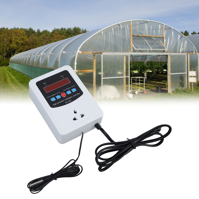 1500W Greenhouse Temperature Controller Digital Air Temperature Controller Thermostat LCD