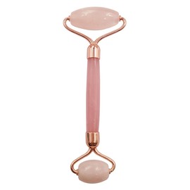 Beavorty 1pc Roller Massager Face Roller Facial Massager Rollers Jade Stone Facial Roller Facial Massage Roller Jade Face Massager Practical Face Massager Scraping Facial Roller Rose Quartz