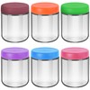 EONJOE 16oz Glass Jars for Overnight Oats Snacks Salad Yogurt