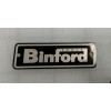 BINFORD METAL BINFORD TOOLS TOOL BOX TAG ALUMINUM NAMEPLATE CUSTOM
