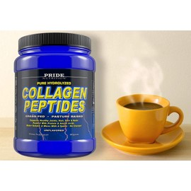 Collagen Peptides Powder - Grass Fed Pasture Raised Hydrolyzed Paleo and Keto Protein Supplement - for Youthful Skin, Healthier Hair, Joints, Stronger Nails - GMO and Gluten Free