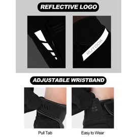 KUTOOK Motorcycle Gloves Summer Men Women Warm Thin Motorcycle Gloves Protection Breathable Touchscreen Motorcycle Bicycle Downhill Mountain Bike Dirt Bike Cycling Gloves Cycling Gloves Black 2XL