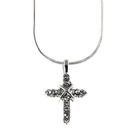 4030301 Christian Cross Necklace Scripture Religious Charms Holy Bible Crosses
