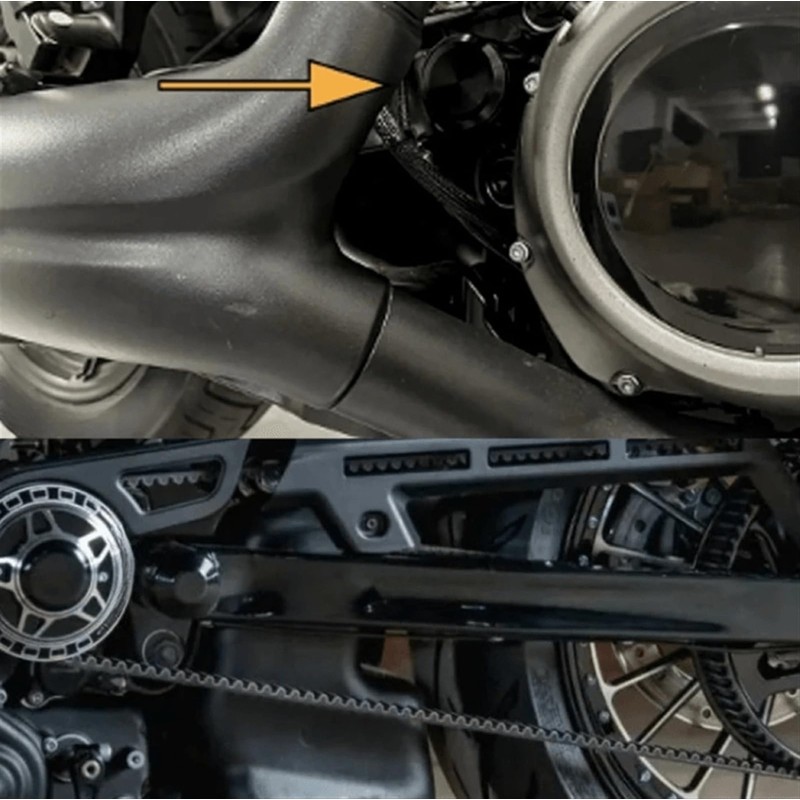 ByoBLu Motorcycle Swingarm Pivot Bolt Covers Compatible with Harley Nightster
