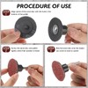 Dansib 300 Pcs 2 Inch Sanding Discs 36 Grit Roll