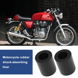 VGOL Pack of 4 Rubber Bushings for Rear Motorcycle Shock Absorbers Inner Diameter 15 mm Outer Diameter 26 mm Length 31 mm Compatible with Royal Enfield Shock Absorbers for the Rear Frame Motorcycle