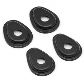 Kaimeilai LED Mini Indicator Adapter Plates, Pack of 4 Adapter Plates Motorcycle Motorcycle Indicator Adapter Plates Indicator Plates, LED Mini Indicator Mounting Spacer for MT-07 FZ-07 MT-09 FZ-09