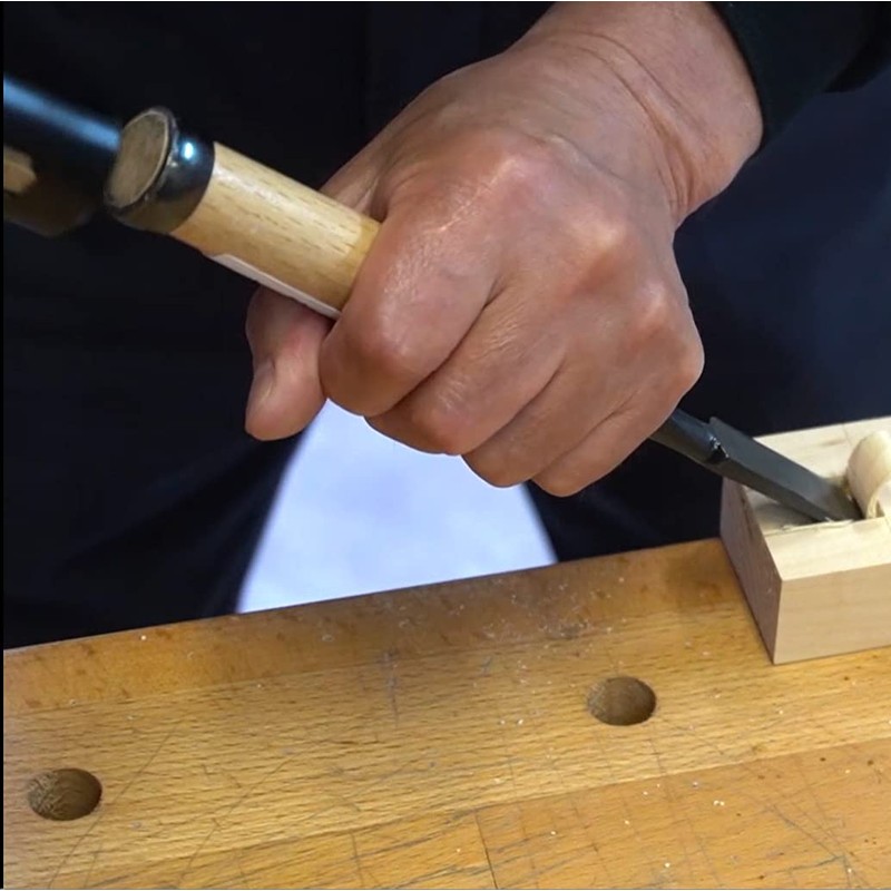 KAKURI Chisel Hammer 300g, Japanese Woodworking Carpenter Hammer for Chisel,