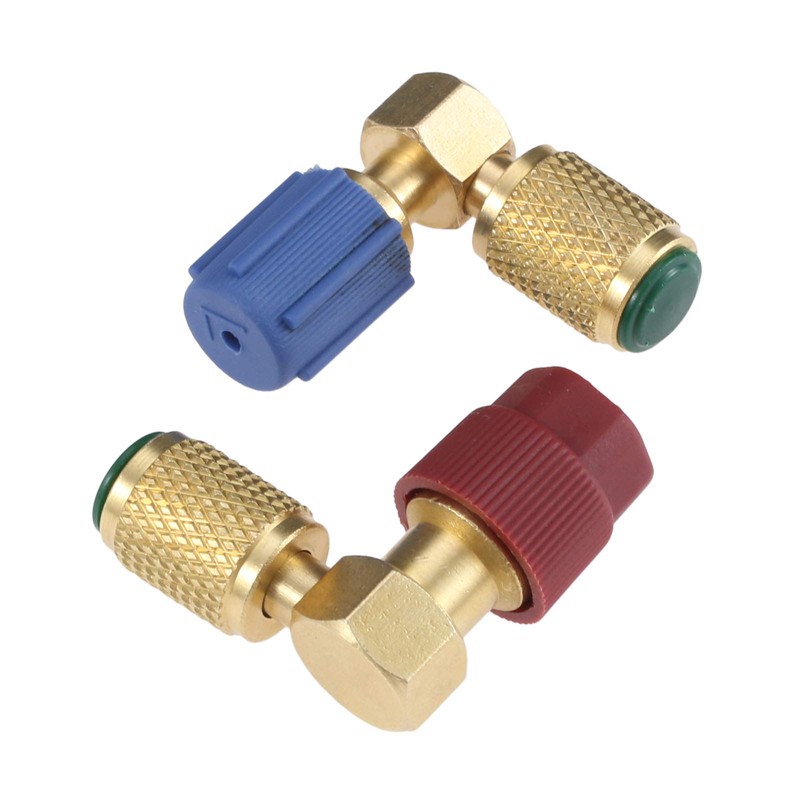 R12 to R134 A High/Low AC Fitting Port Retrofit Conversion