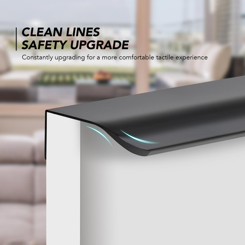 Ravinte Hardware 6 Pack Black Cabinet Handles, 3.15 Inch (80mm)