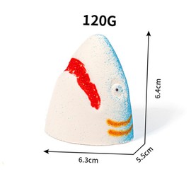 ORFOFE 3pcs Natural Bath Salt Balls for Aromatherapy Bathing Experience Relaxing Foot Soak Travel Friendly Bathing Essential Fun Shark Design