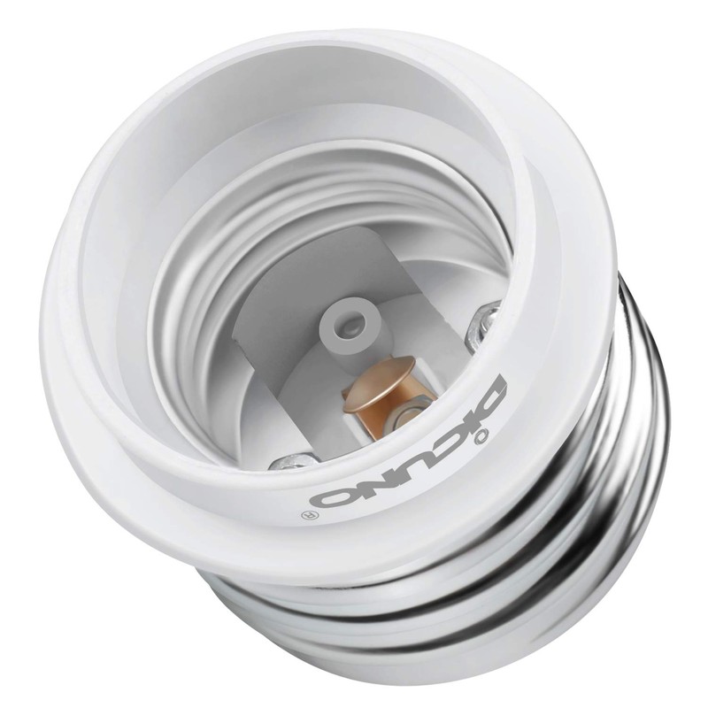 DiCUNO E39 to E26 Base Conversion Adapter, Bulb Socket, Max
