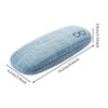 Tkocisa 3 Pieces Hard Shell Eyeglasses Case Glasses Case, Retro