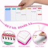 Didiseaon Weekly Planner Spiral Bound Undated Pink with Daily Hourly