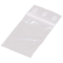 1000 x 50 my, 50 x 70 mm LDPE Clear Ziplock Bags