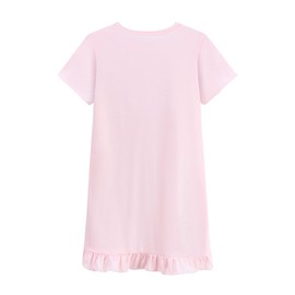 Toddler Girls Nightgown Casual Summer Night Dress Panda Sleepwear 7-8 Years Cute Pajamas Cotton Nightgowns for Little Girl