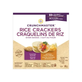 Crunchmaster Rice Crackers Variety Pack 10.5 oz 2 Pack – Gluten-Free