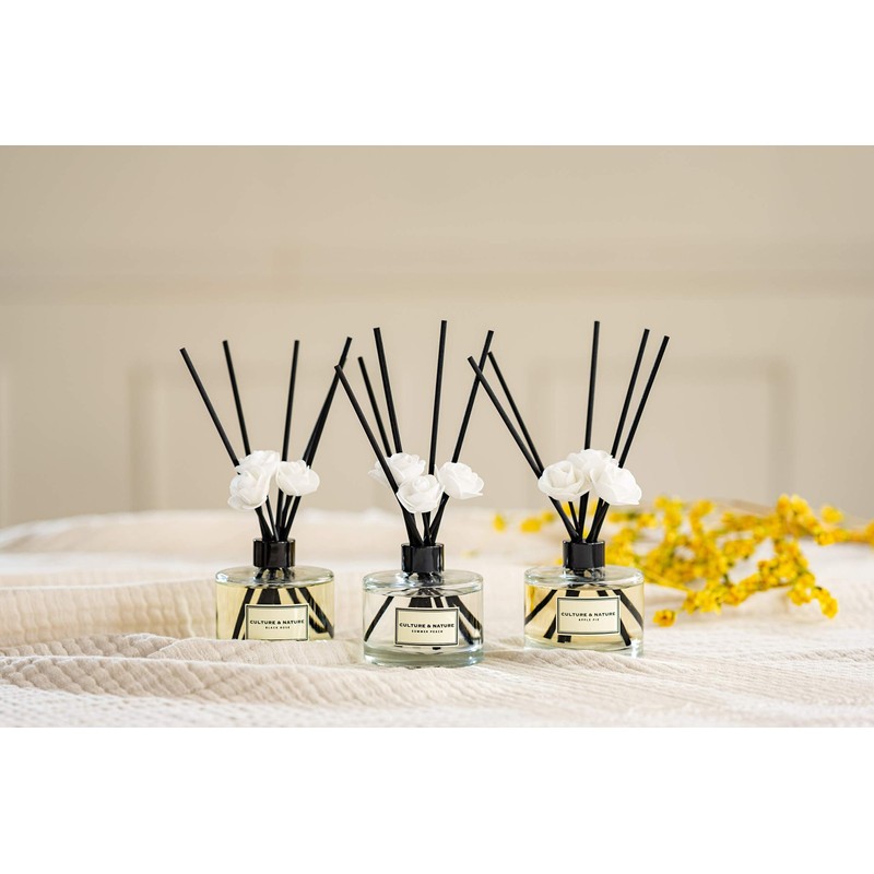 CULTURE & NATURE Reed Diffuser Set 6.7oz (200ml) Eucalyptus Pine