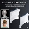 3-in-1 Hair Fade Comb, Left/Right Interchangeable Precision Thinning & Cutting