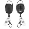 kwmobile Key Yo-Yo with ID Clip – Key Ring Extendible