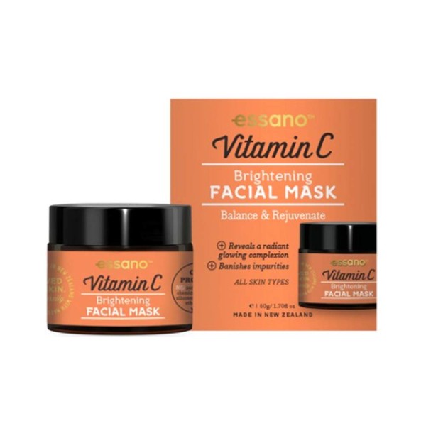 Essano Vitamin C Brightening Facial Mask - Balance and Rejuvenate, 50g