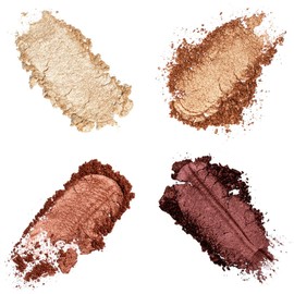 Kandi Koated Throwing Shades Eyeshadow Quads [Desert Roses] Mini Eye Shadow Palette Burruss | Richly Pigmented, Paraben-Free, Cruelty-Free Pigments | Beauty & Makeup