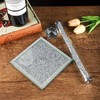 Crushed Diamond Silver Paper Towel Holder, 34cm, Elegant Rack for