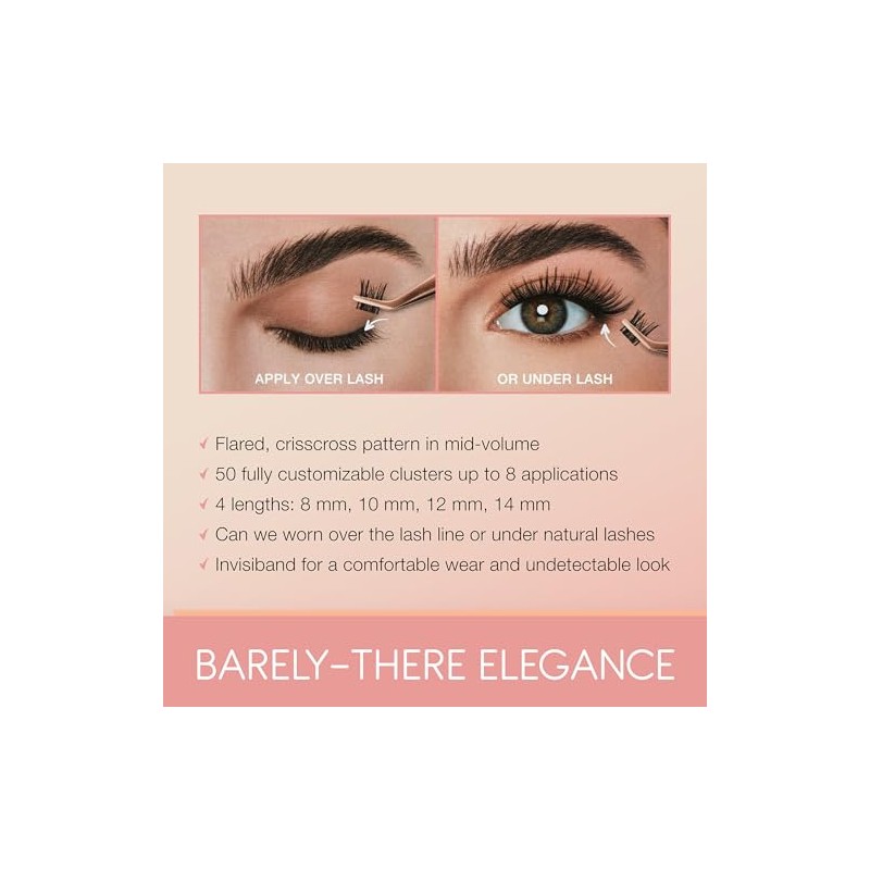Ardell Naked Clusters 437 – DIY Lash Extensions, Lightweight Natural