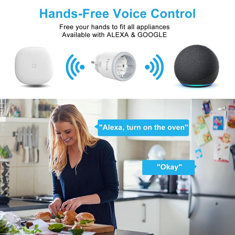 Zigbee Socket Pack of 2 Plug with Current Measurement Smart
