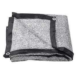 mychoiii Aluminet Shade Cloth 70% - 10ft x 14ft Aluminum Shade Cloth with Grommets, Reflective Sun Block Shade Net for Patio, Garden, Greenhouse, Dog Kennel, Car Cover, Outdoor Camping (Silver)