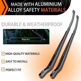 AutoHornix 42798 42799 1 Pair Front Windshield Wiper Arm Kit Fits Compatible with 2015-2021 Ford F150 F250 F350 F450 F550 Super Duty Navigator Expedition Replaces OE FL3Z17527A FL3Z17526A