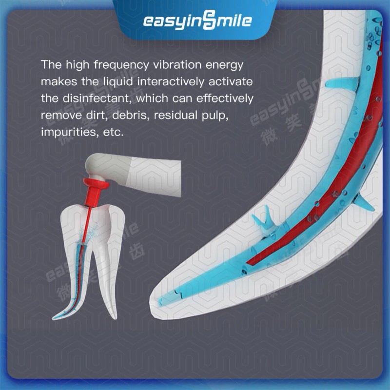 Easyinsmile Dental Endo Sonic Activator Endodontic Irrigator+45Pc Never Break Tips