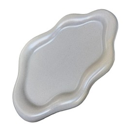 ARJDXDP Jewellery Tray, Ceramic Jewellery Tray Cloud Small Jewellery Plate, Ceramic Ring Bowl, Mother's Day, Christmas, Thanksgiving, Birthday Gift for Women (Grey)