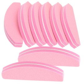 OHPHCALL 20pcs Nail Files Dual-sided Nail for Manicure Pedicure High Elasticity Sponge Buffer Blocks for for Professionals Beginners