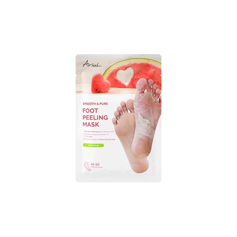 Ariul Smooth & Pure Foot Peeling Mask 2ea - Charcoal