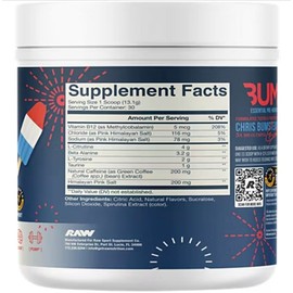 CBUM Essential Pre-Workout, Suplemento Deportivo, 408g (30 Servicios, Red White and BUM)