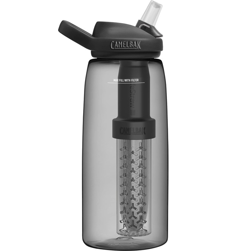 Camelbak Eddy+ 32Oz, Filtered By Lifestraw, Charcoal