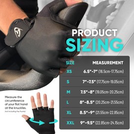 GODFREY Gripper Rowing Gloves for Indoor Rowing, Sculling, Dragon Boat, Kayak, Watersports (XXL (Fits9-9.5"))