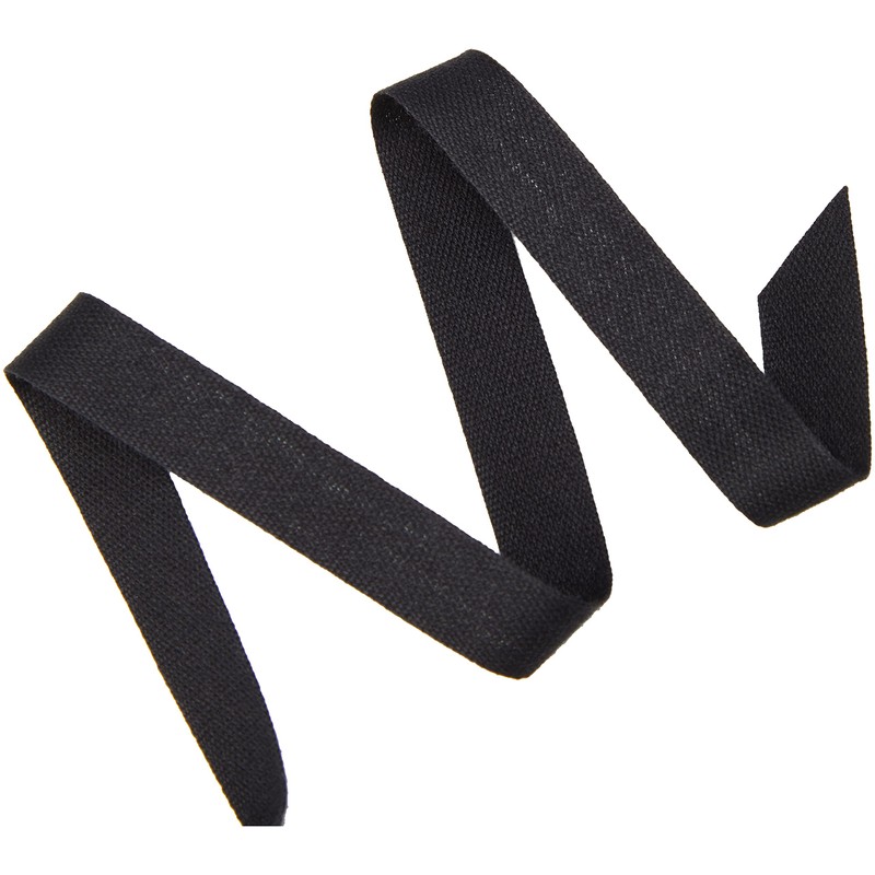 Prym cotton tape, Black , 10 mm