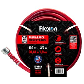 Flexon 3/4" x 100ft Farm & Ranch Garden Hose