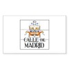 CafePress Calle De Madrid, Madrid Spain Sticker (Rectangul Rectangle Bumper
