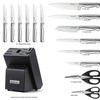 McCook® Knife Sets, German Stainless Steel Knife Block Sets with