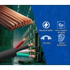 6 Gauge 4 Conductor 6/4 AWG Black SOOW Portable Power