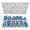 Cal-Hawk Tools 400pc Self-Tapping Sheet Metal Screw Assortment #4, 6, 8, 10, 12 x 1/2, 3/4, 1"