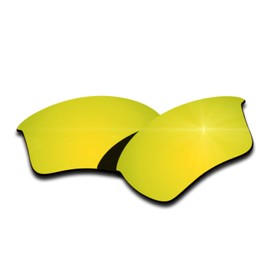Polarized Replacement Lenses for Oakley Half Jacket 2.0 XL Sunglasses - 24K Gold Mirrored Coating