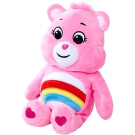 Simba 6305878014 - Glücksbärchi, Hurrabärchi, 23cm, Care Bears Plüschfigur, rosa